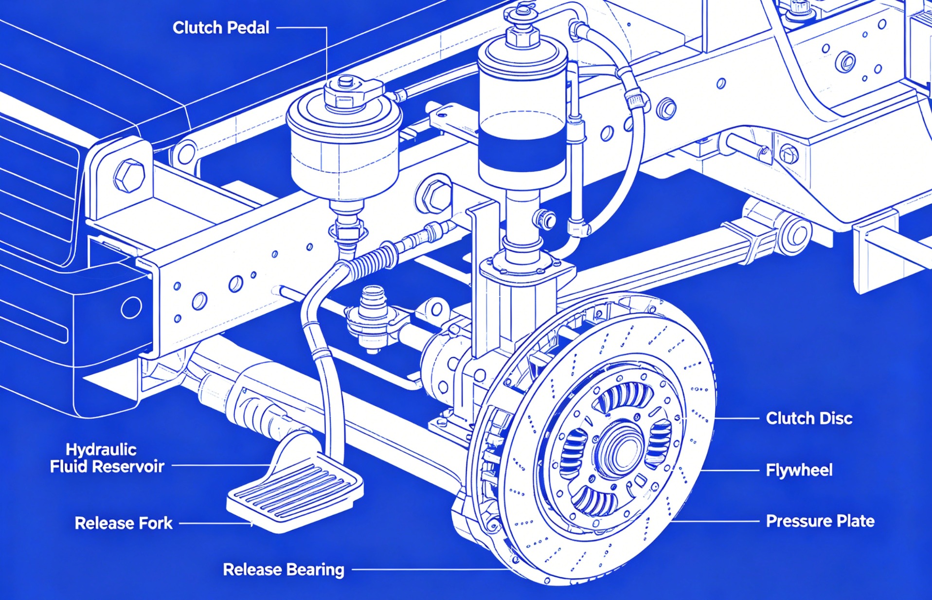 _Vehicle Hydraulic Clutch System。